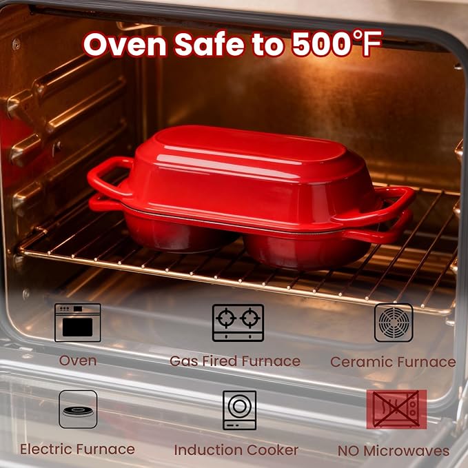 YONILL Mini Double Dutch Oven for Sourdough Bread Baking - Image 6