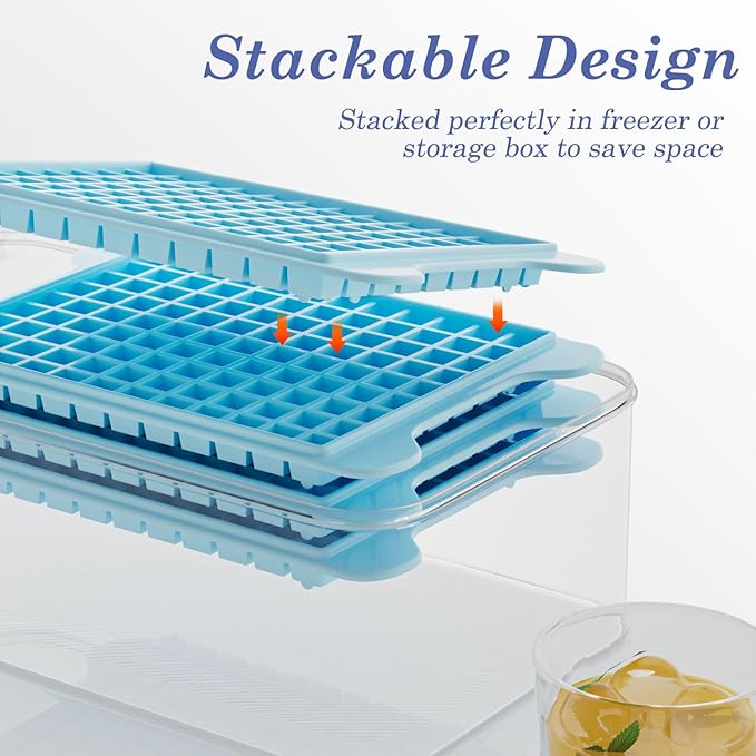 Mini Ice Cube Tray for Freezer: GGUW Nugget Ice Cube Tray - Image 3