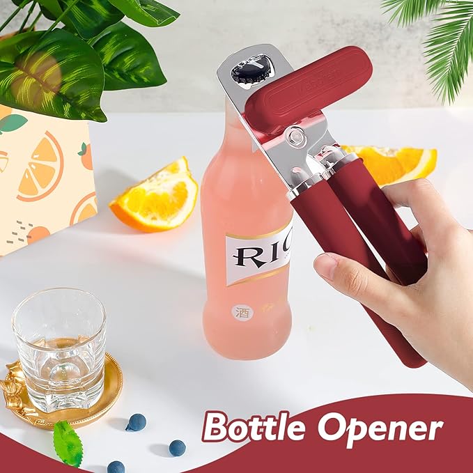 Mebotem 10 Colors Can Opener Manual Handheld Heavy Duty Hand Can Opener Smooth - Image 5