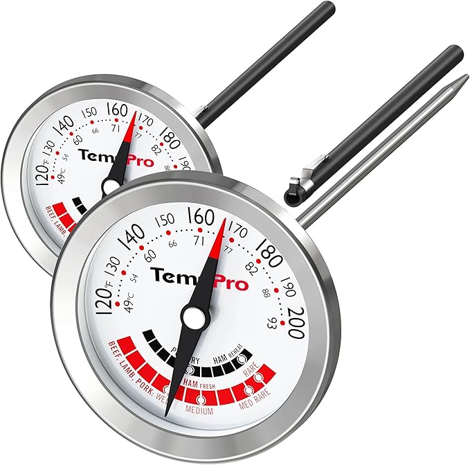 TempPro APT200 2 Pcs Meat Thermometer by TempPro