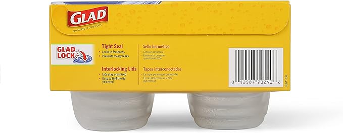 Glad GladWare Mini Round Food Storage Containers - Image 5