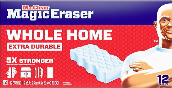 Mr. Clean Magic Eraser Sponge, All Purpose Cleaner, Cleaning Scrubber, Shower - Image 13