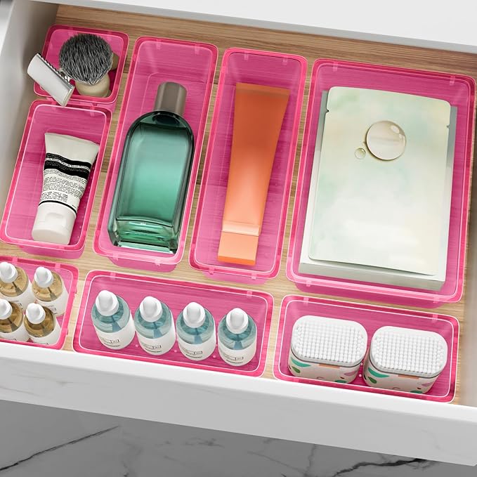 ElegantArray 12 PCS Drawer Organizer Set, 4 Sizes Tool Storage Trays - Image 8