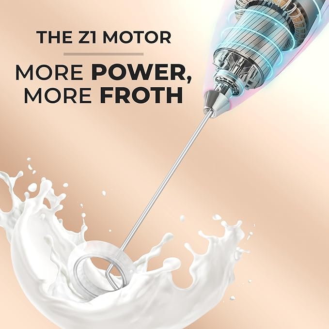 Zulay Kitchen Powerful Milk Frother Wand - Image 4