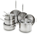 GreenPan Stainless Steel Cookware Set, 11 Piece, Induction Cookware, Dishwasher by GreenPan