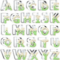 Alphabet Letter Cookie Cutters Shapes Large 3 Inch by Xzhloym