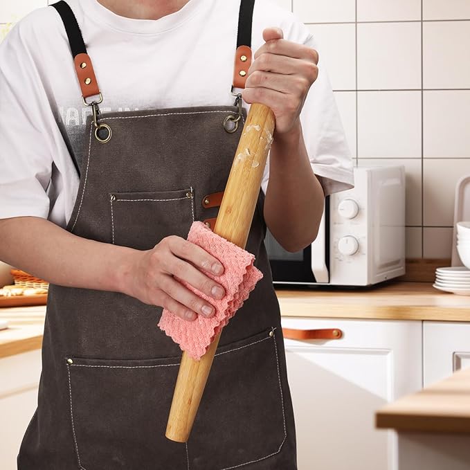 Classic French Rolling Pins Bamboo Wooden Rolling Pin - Image 3