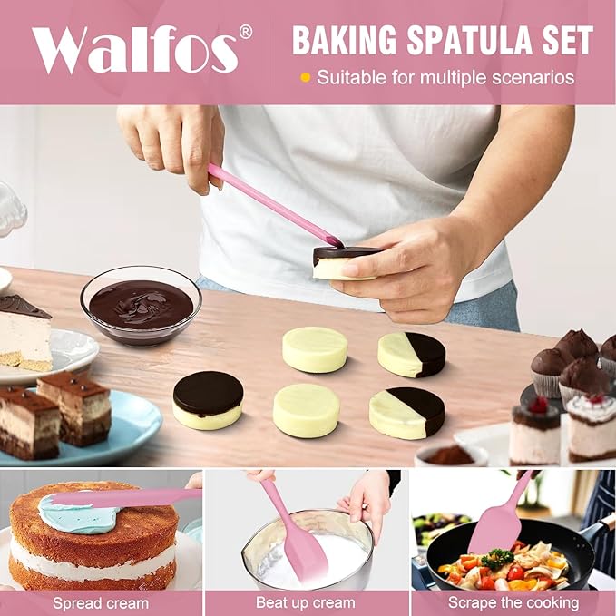 Walfos Silicone Spatula Set of 5 - Image 2