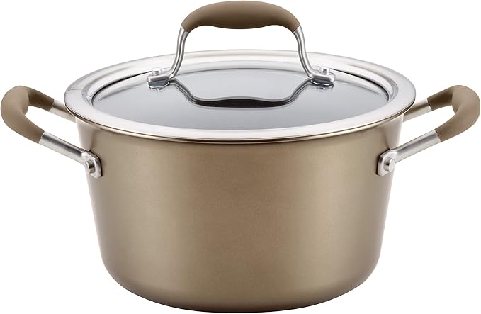 Anolon Advanced Home Hard-Anodized Nonstick Tapered Sauce Pan/Saucepot by Anolon