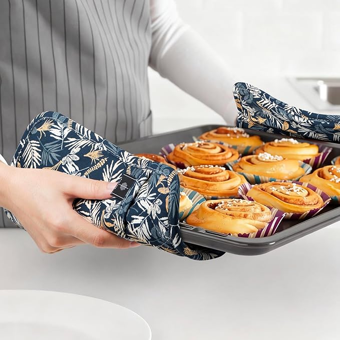BONTHEE Pot Holders for Kitchen Heat Resistant Hot Pads for Countertops Oven - Image 3