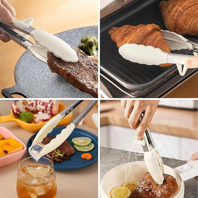 Kitchen Tongs, 9 Inch Tongs for Cooking - Image 10