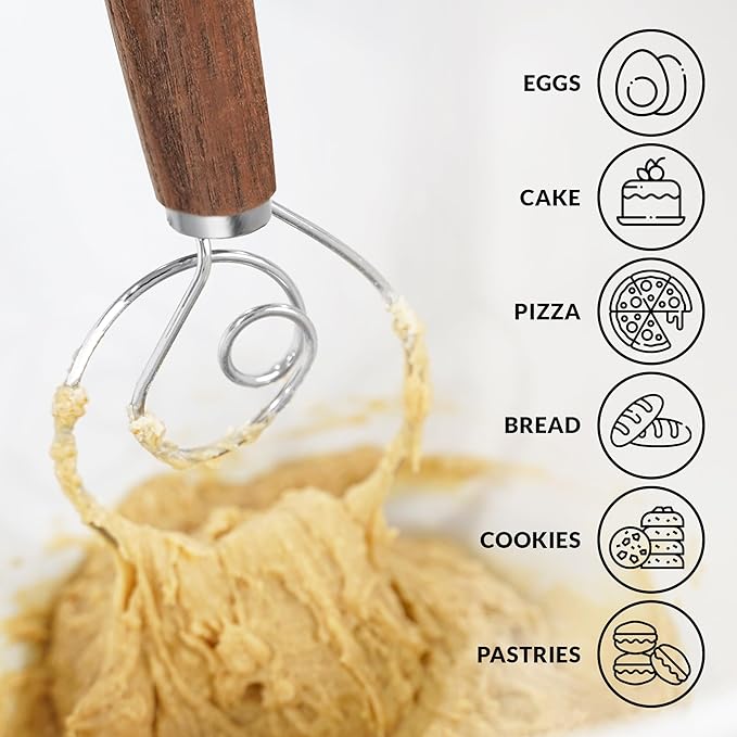 Zulay Kitchen 13 Inch Danish Dough Whisk - Image 6