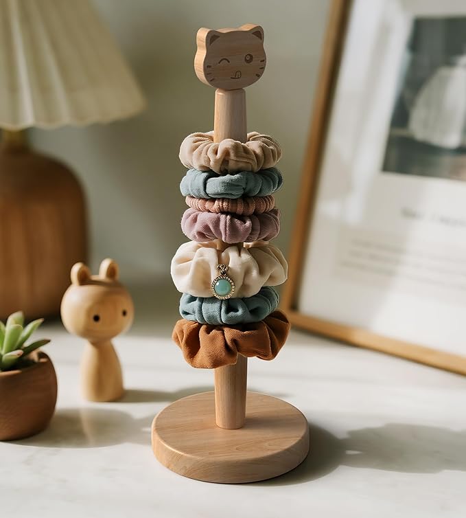 KitchLife Cute Wooden Paper Towel Holder Countertop - Image 8