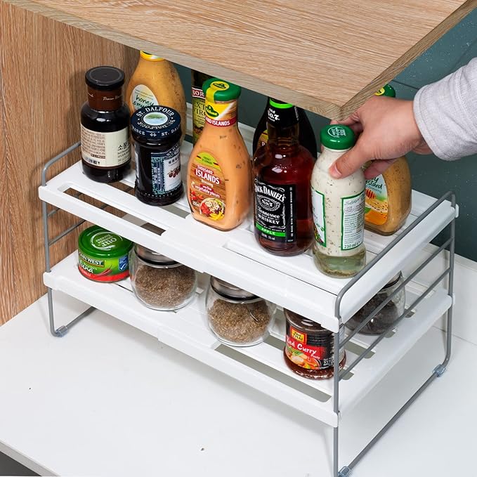 2 Pack Pantry Organization and Storage, Expandable Foil and Plastic Wrap - Image 7