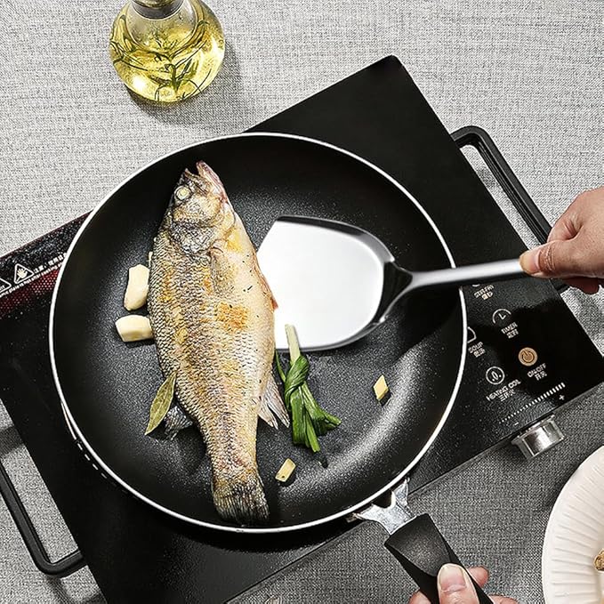 5 PCS Cooking Utensils Set Stainless Steel Kitchen Utensils Gadgets Resistant - Image 3