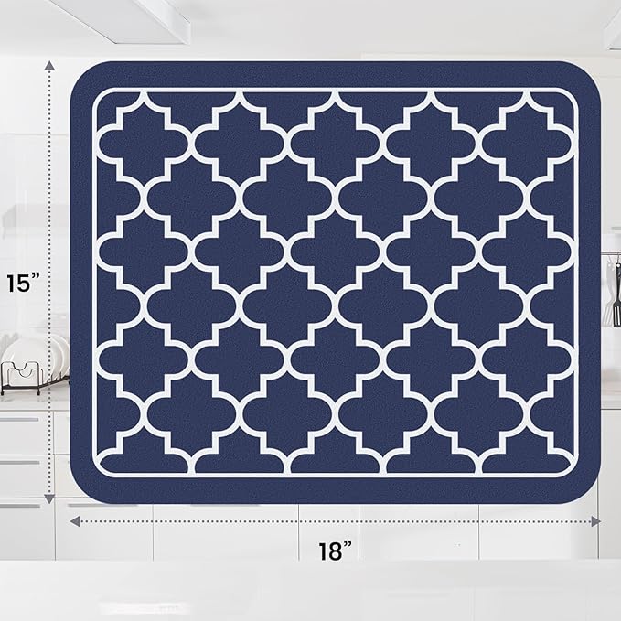 WISELIFE Dish Drying Mat Super Absorbent Drying Mat Large Dish Drying Mats - Image 3