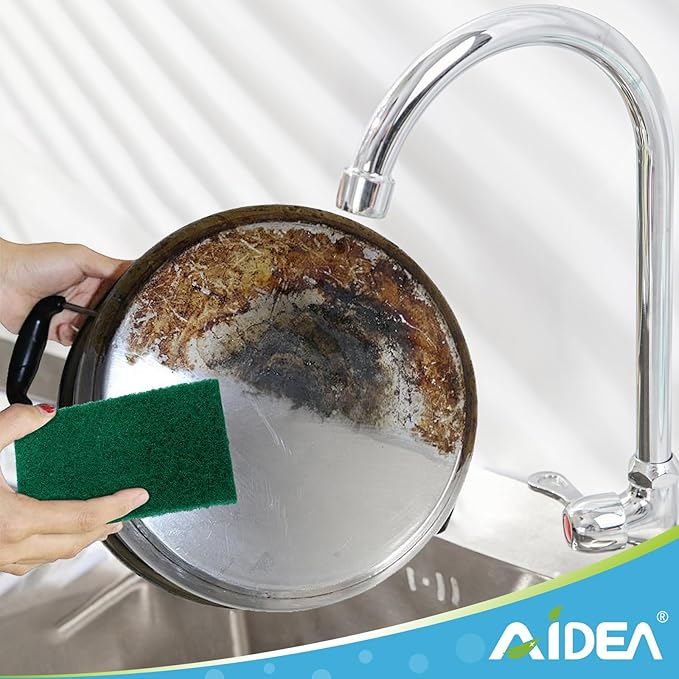AIDEA Heavy Duty Scouring Pads, Dish Scrubber Pads - Image 7