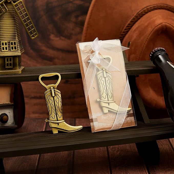 Hortsun 36 Sets Cowboy Boot Bottle Openers Baby Shower Bottle Opener Favors - Image 5