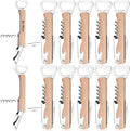 12 Pcs Wood Wine Bottle Opener Bachelor Groomsmen Gift 4 in 1 Corkscrew Wine by Yoande