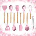 E-far Silicone Cooking Utensils Set, 10-Piece Kitchen Utensils Set by E-far