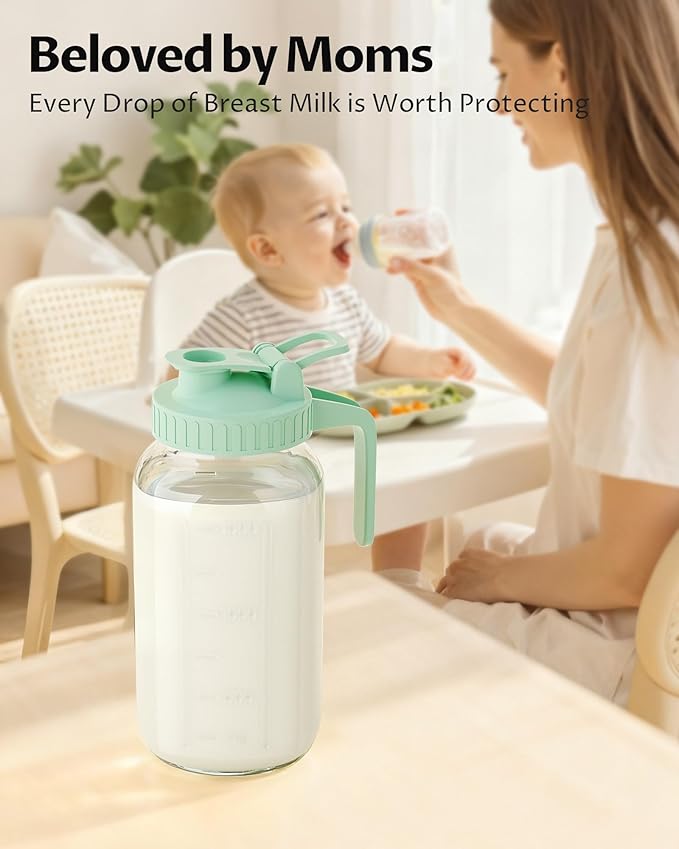 64oz Glass Breast Milk Pitcher - Image 7