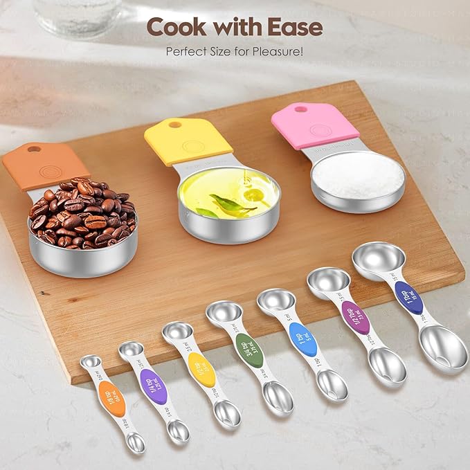 Magnetic Measuring Cups and Spoons Set - Image 7