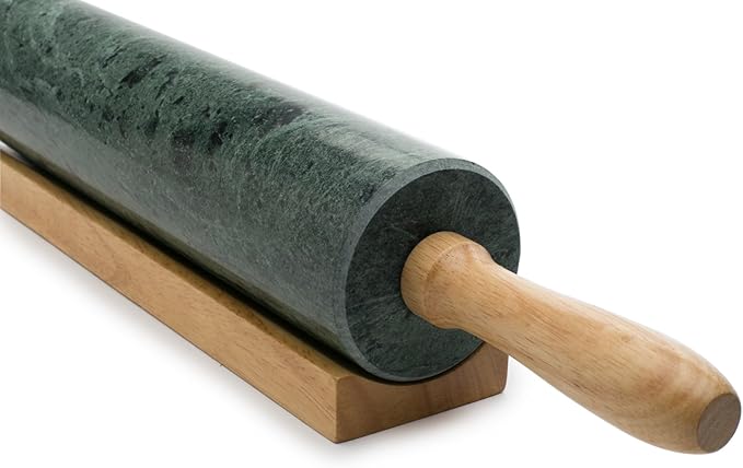 Fox Run Marble Rolling Pin and Base - Image 4
