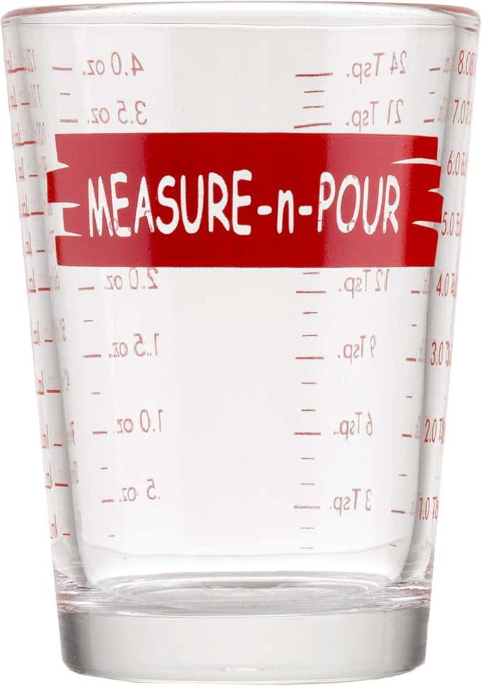 Tablecraft H1433T Measuring Cup Measure-N-Pour, 4 oz by TableCraft