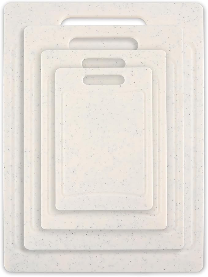 COOK WITH COLOR Non-Slip Cutting Board Set – Kitchen Essentials with Easy Grip - Image 7