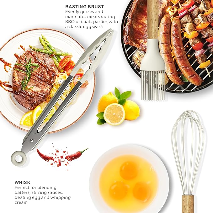oannao Silicone Cooking Utensils Set - Image 4