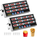 Relaxweex 2 Pack Commercial 12 Channel Digital Kitchen Timer, Wall Mount or by Relaxweex