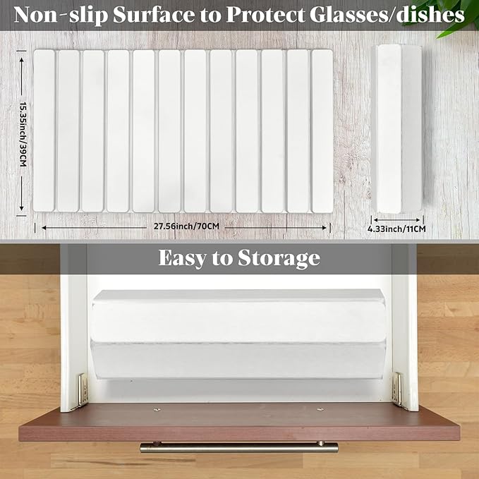 Large Stone Dish Drying Mats for Kitchen Counter, Quick Drying Collapsible Dish - Image 4