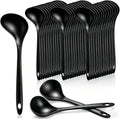 40 Pack Plastic Ladle Spoons, 1.5 Oz Solid Durable Disposable Serving Spoons by Acshio