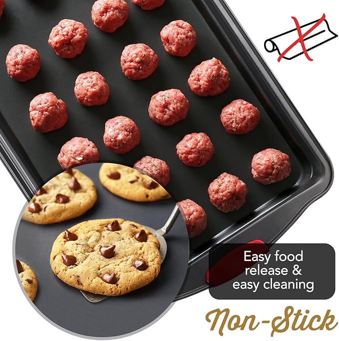 Baking Pan Set, 15 Piece Premium Baking Set, Nonstick Bakeware Sets BPA Free - Image 5