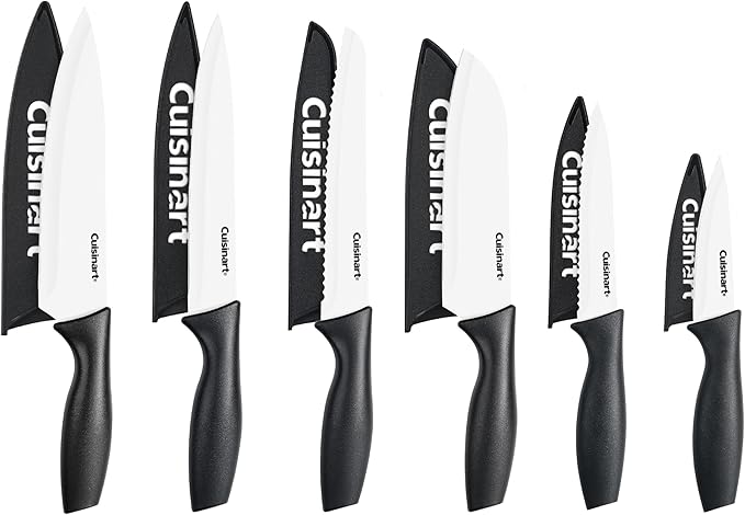 Cuisinart Knife Set, Lightweight, Stainless Steel, Durable & Dishwasher Safe by Cuisinart