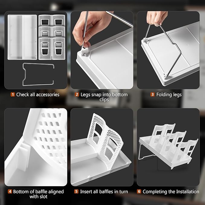 6-Slot Paper Cup and Lid Holder, Disposable Coffee Cup Dispenser, Upright Paper - Image 7