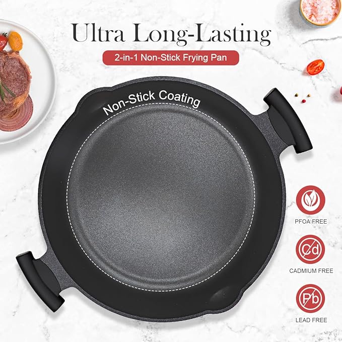 AIKENBBKK Frying Pan Skillet Nonstick - Image 5