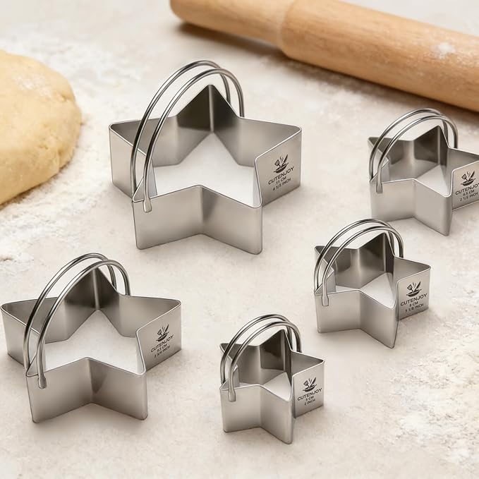 Star Cookie Cutters, Biscuit Cutter Set - Image 9