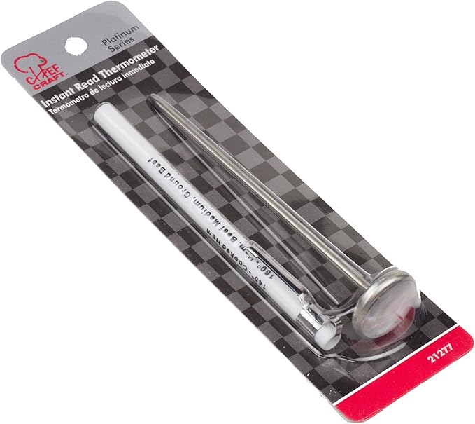 Chef Craft Select Instant Read Thermometer, 5.5 inches in Length, Stainless - Image 2