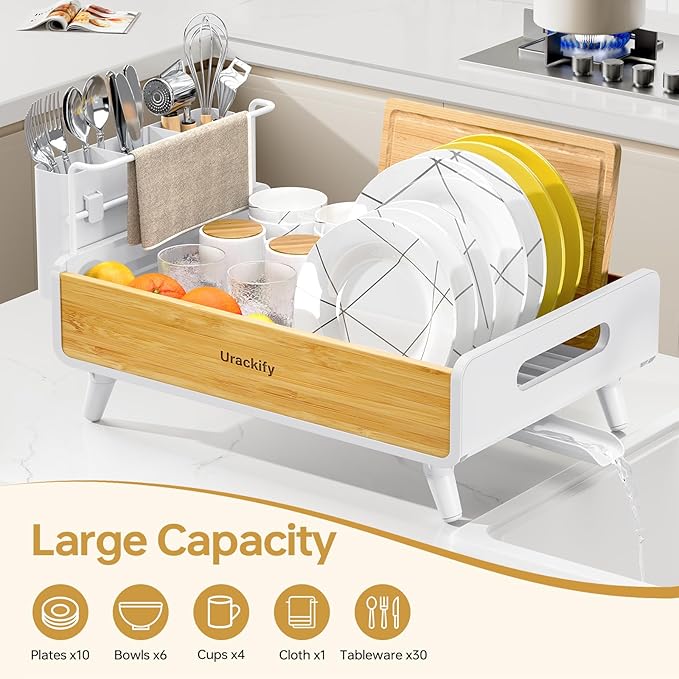 Urackify Dish Drying Rack for Kitchen Counter - Image 5