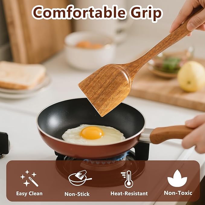 Wooden Spatulas, flipping and Wok Spatula, Wooden Spoons & Spurtle - Image 3