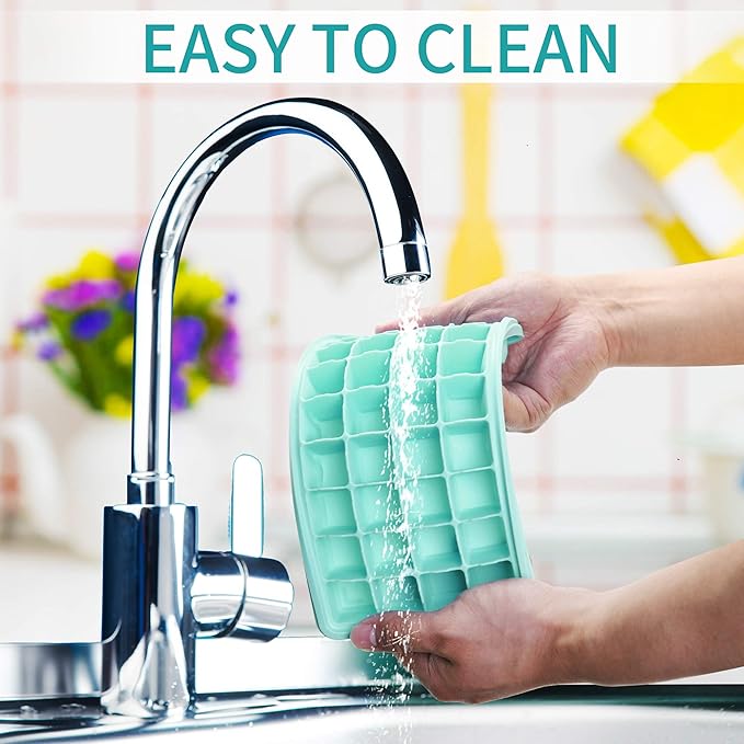 Silicone Ice Cube Tray with Leak-Proof Lid & Storage Bin - Image 7