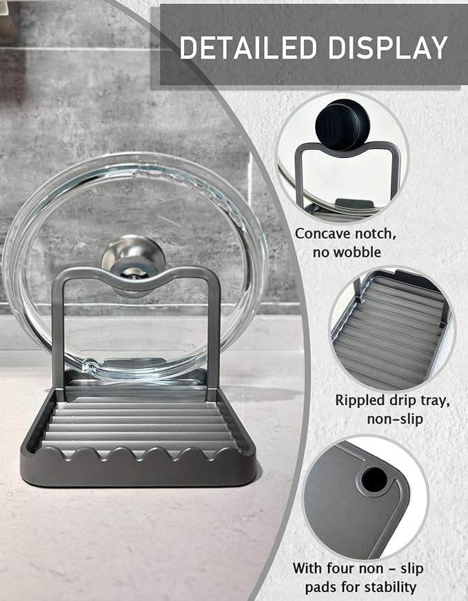 Anti-Rust Metal Spoon Rest - Image 3