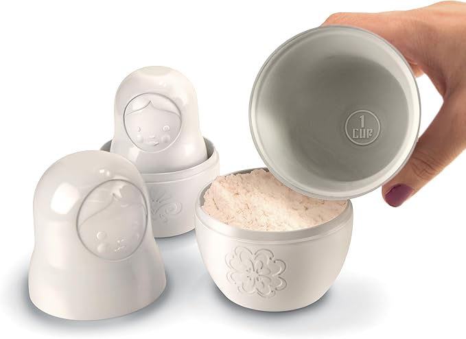 Genuine Fred M-CUPS Matryoshka Measuring Cups, Russian Doll Nesting Measuring - Image 4