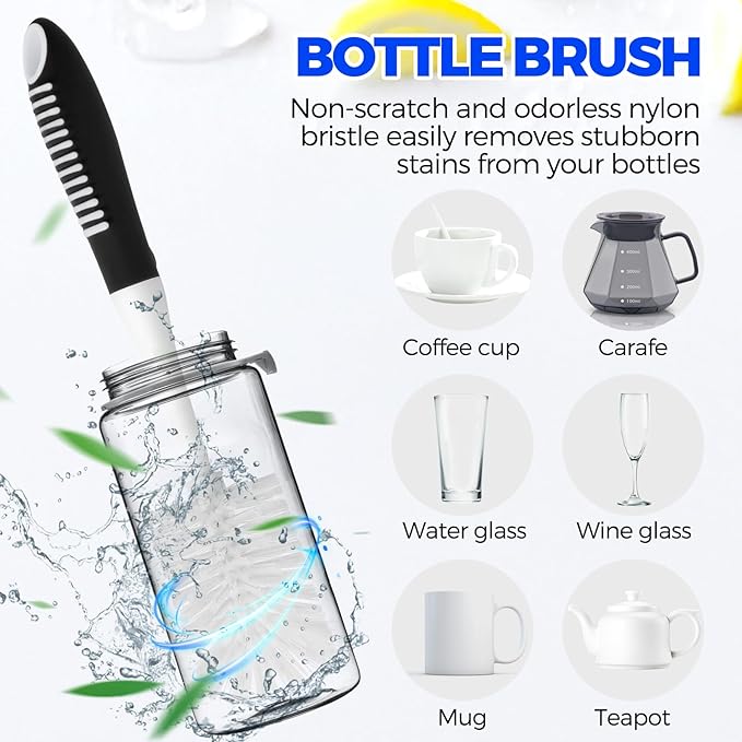 Holikme 6 Pack Dish Brush Set - Image 4