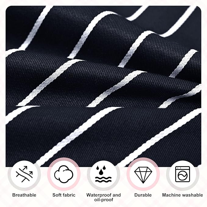 2Pack Adjustable Kitchen Apron for Women Men - Image 4