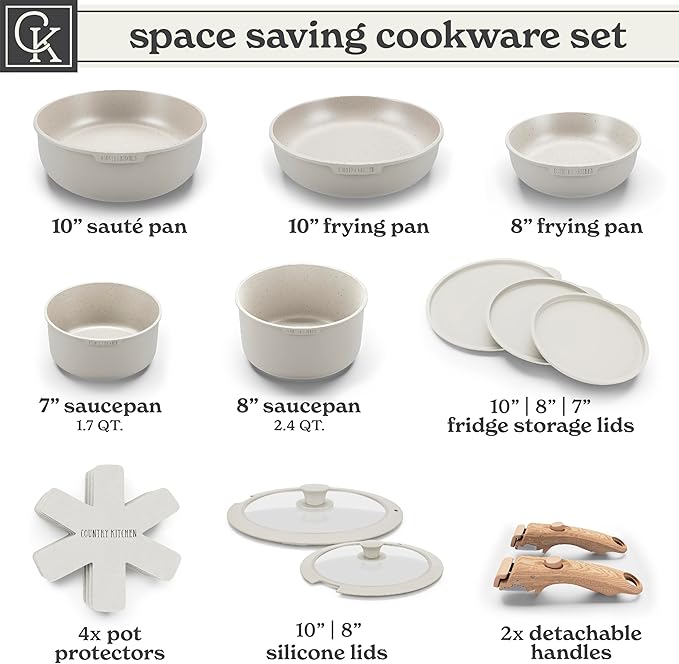 Country Kitchen Cookware Set - Image 3