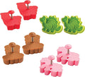 Mrs. Anderson's Baking Animal Cookie Cutters, Spring-Action Embossing Cutters by MrsAndersonsBaking