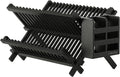 HBlife Dish Rack, Bamboo Folding 2-Tier Collapsible Drainer Dish Drying Rack by HBlife