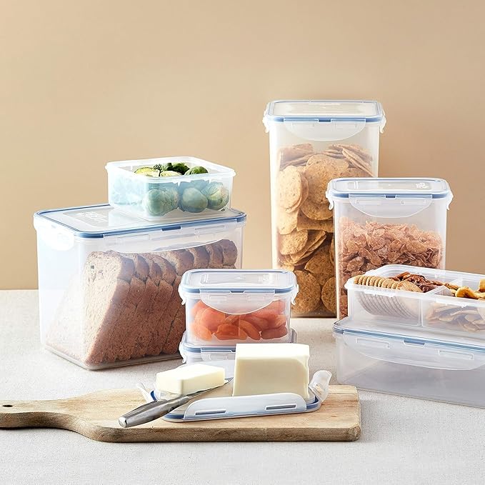 LOCK & LOCK Easy Essentials Food Storage lids/Airtight containers, BPA Free - Image 8